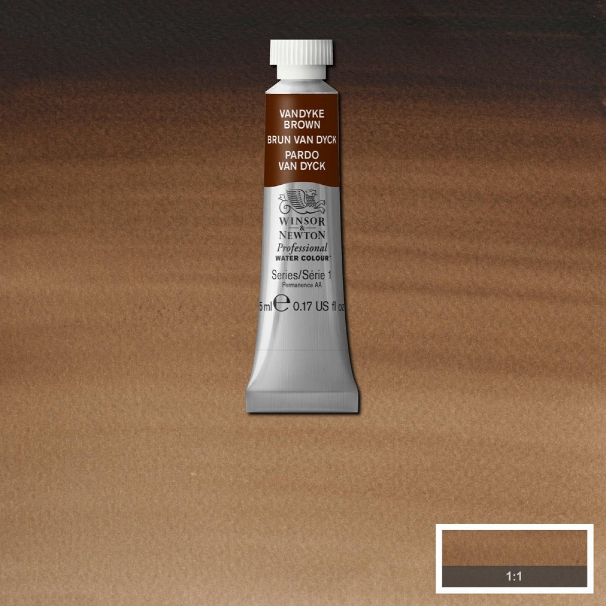 W&N Professional Aquarelverf 5ml | Vandyke Brown